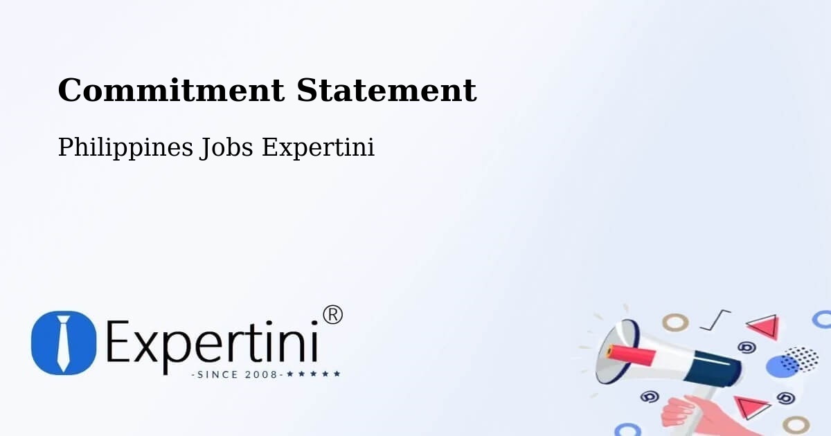 Corporate Commitment – Santo Domingo - Philippines Jobs Expertini